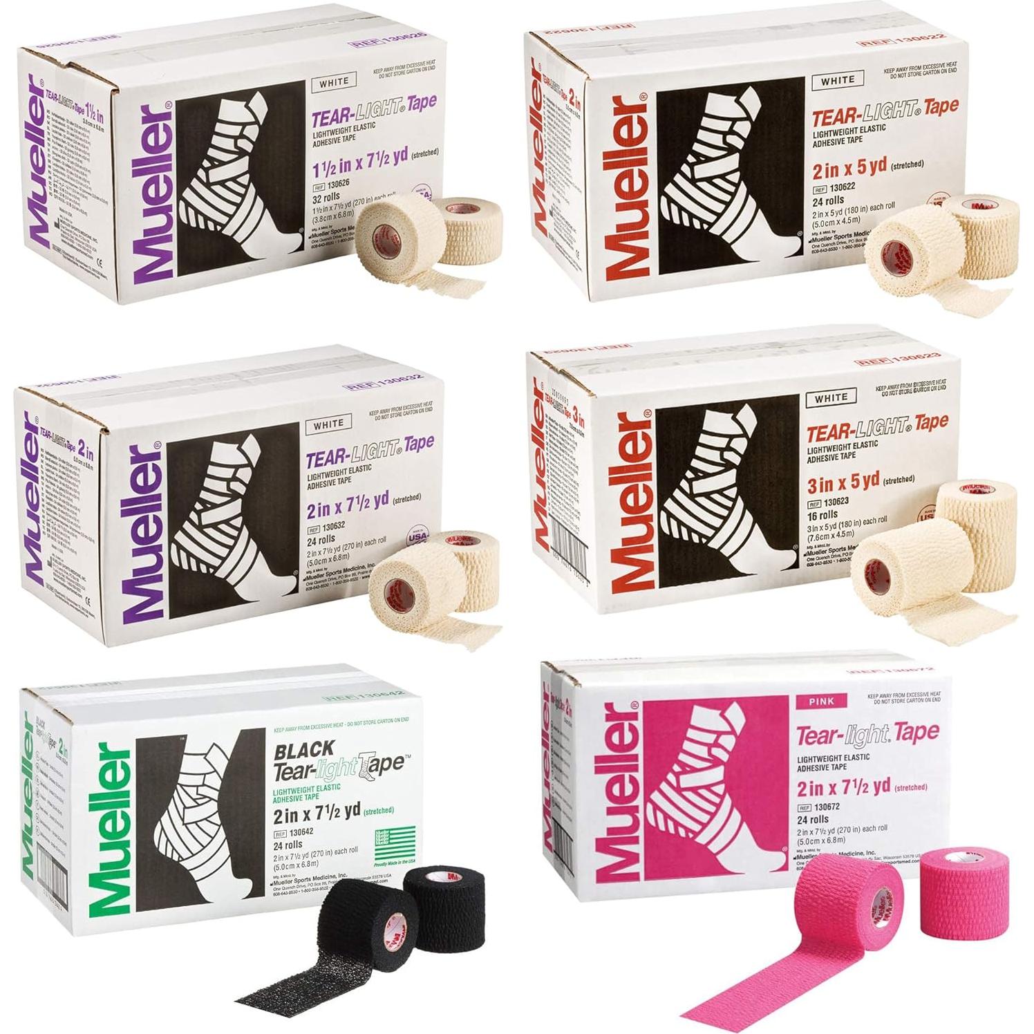 Cinta Adhesiva Deportiva Mueller Tear-Light 7.62 cm x 4.57 m