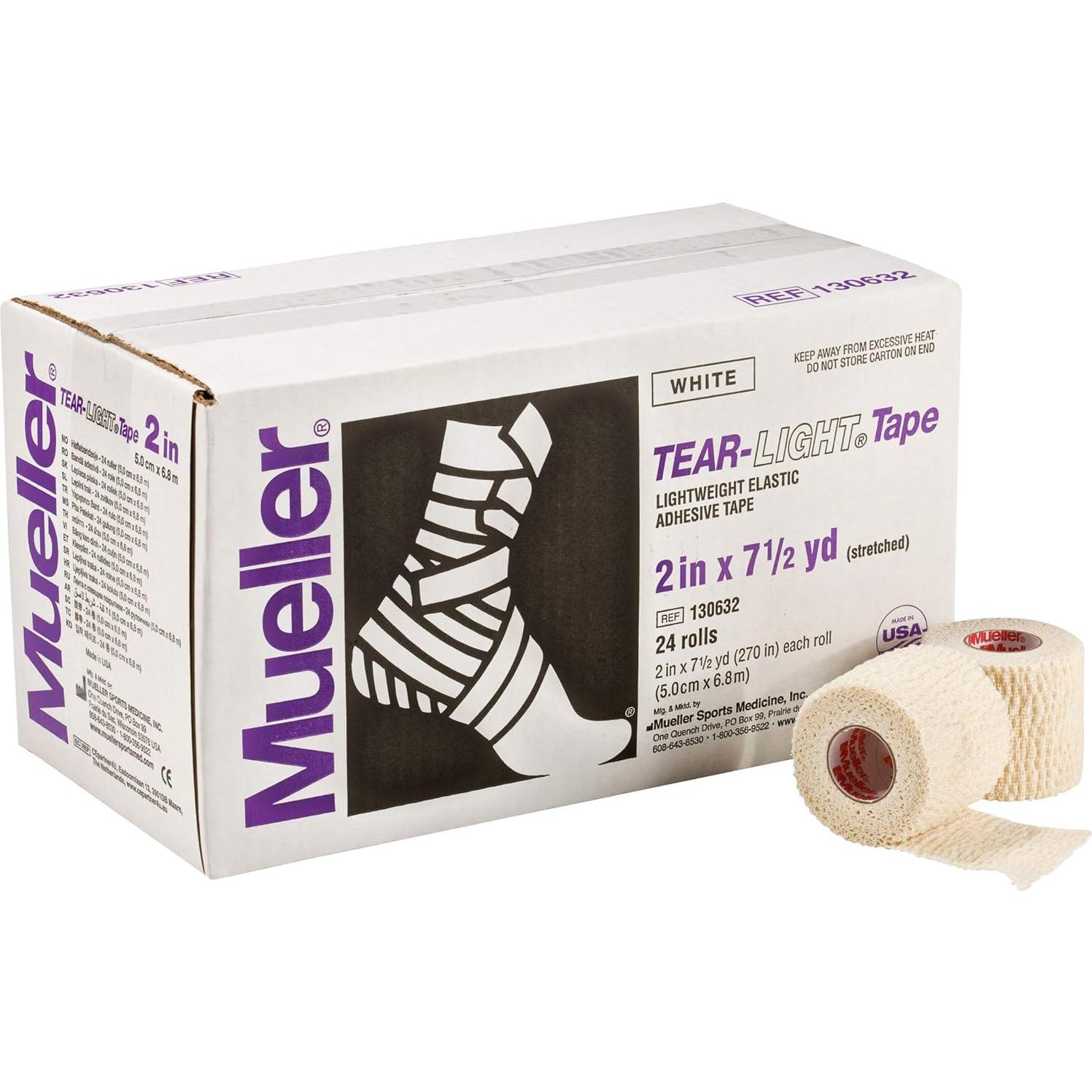Cinta Adhesiva Deportiva Mueller Tear-Light 7.62 cm x 4.57 m