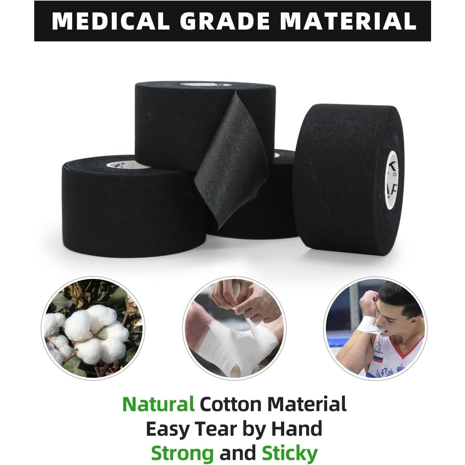 Cinta Atlética CINTA OK 4 Rollos 13.72m Blanca Fuerte