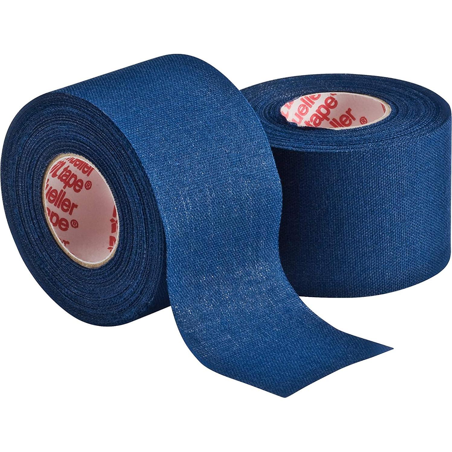 Cinta atlética MUELLER 100% algodón 3.81 cm x 9.14 m - 2 rollos