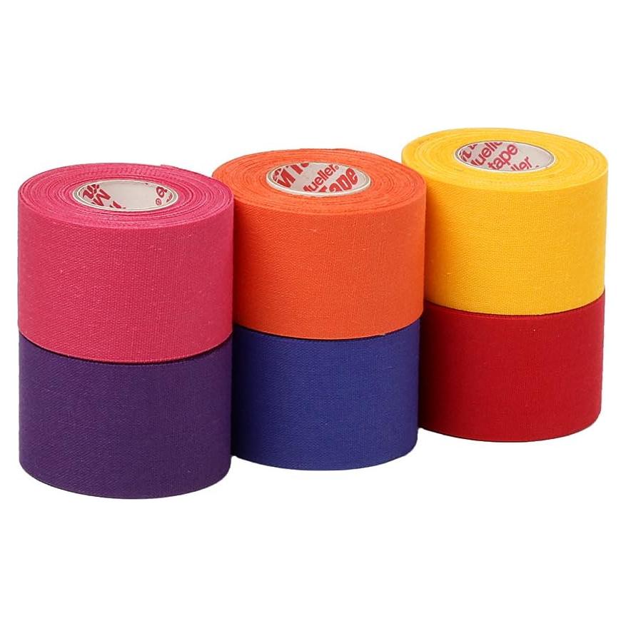Cinta Deportiva Mueller Athletic Tape 6 Rollos 100% Algodón