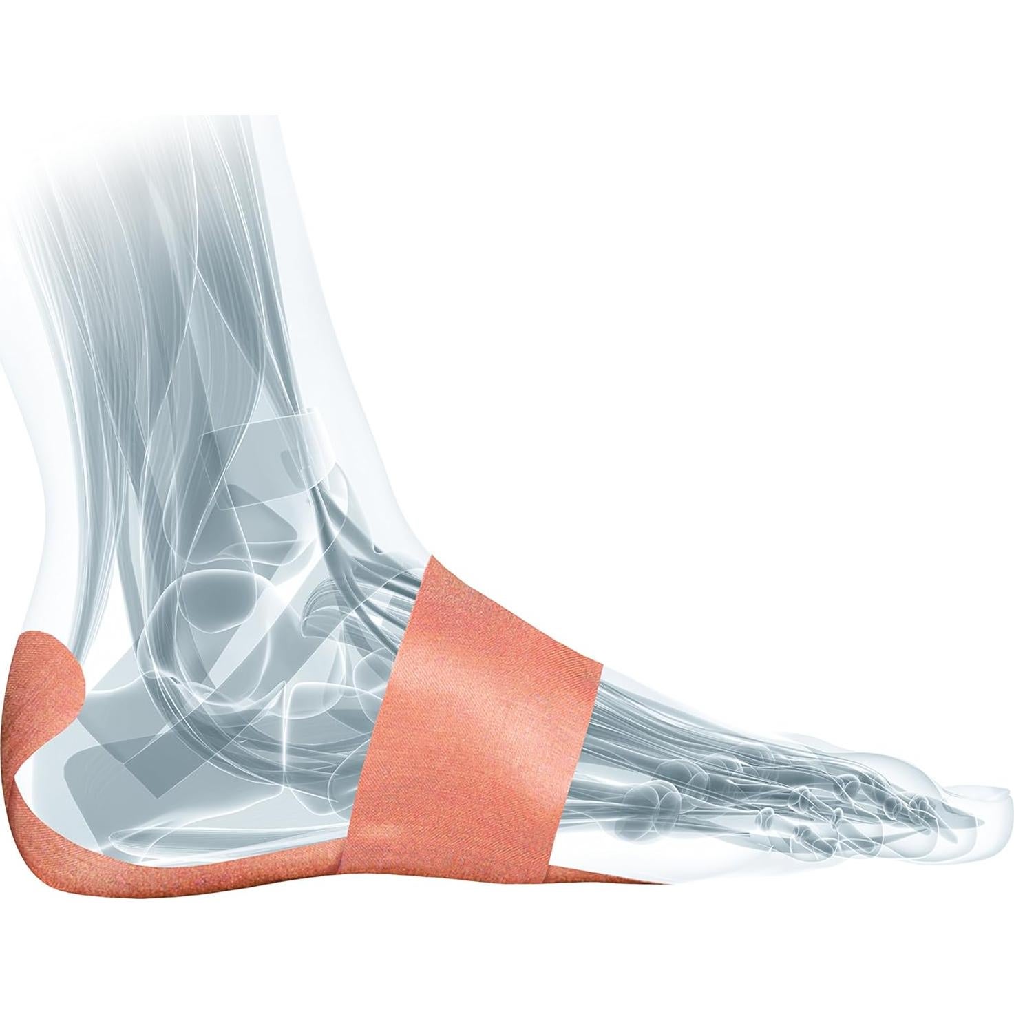 Cinta Deportiva Mueller PFTape para Alivio de Dolor en el Pie