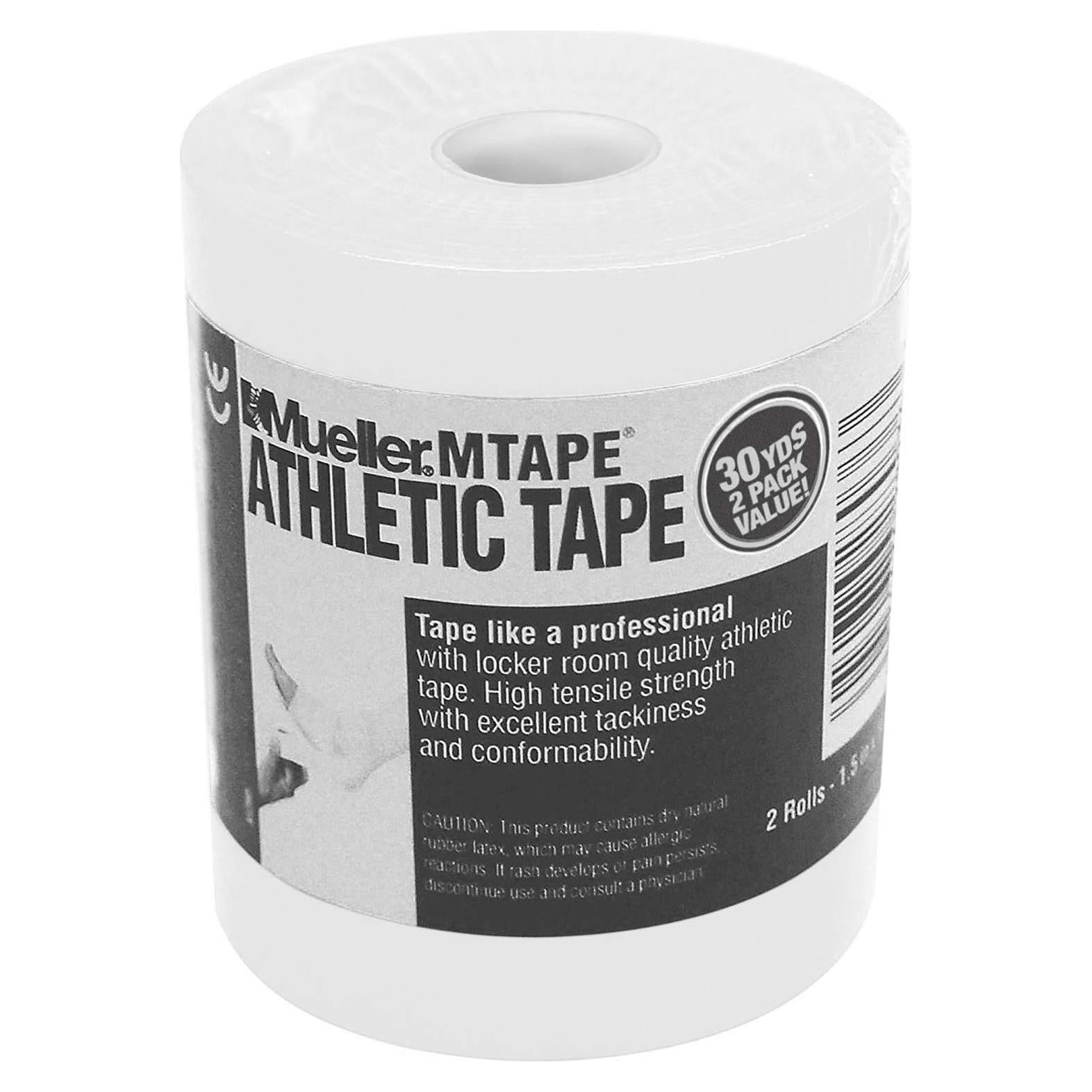 Cinta Atlética Mueller MTape 2 Rollos 3.81 cm x 13.72 m