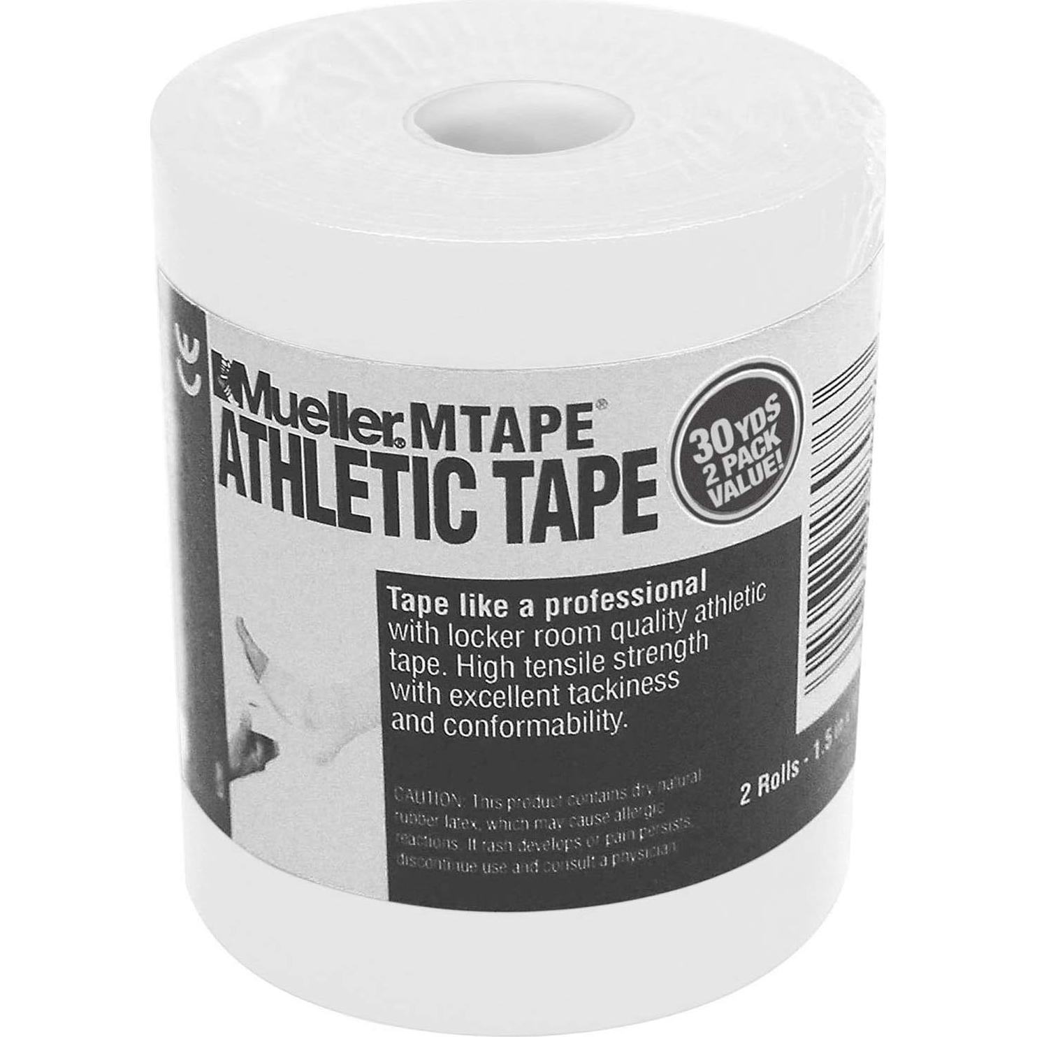 Cinta Atlética Mueller MTape 2 Rollos 3.81 cm x 13.72 m
