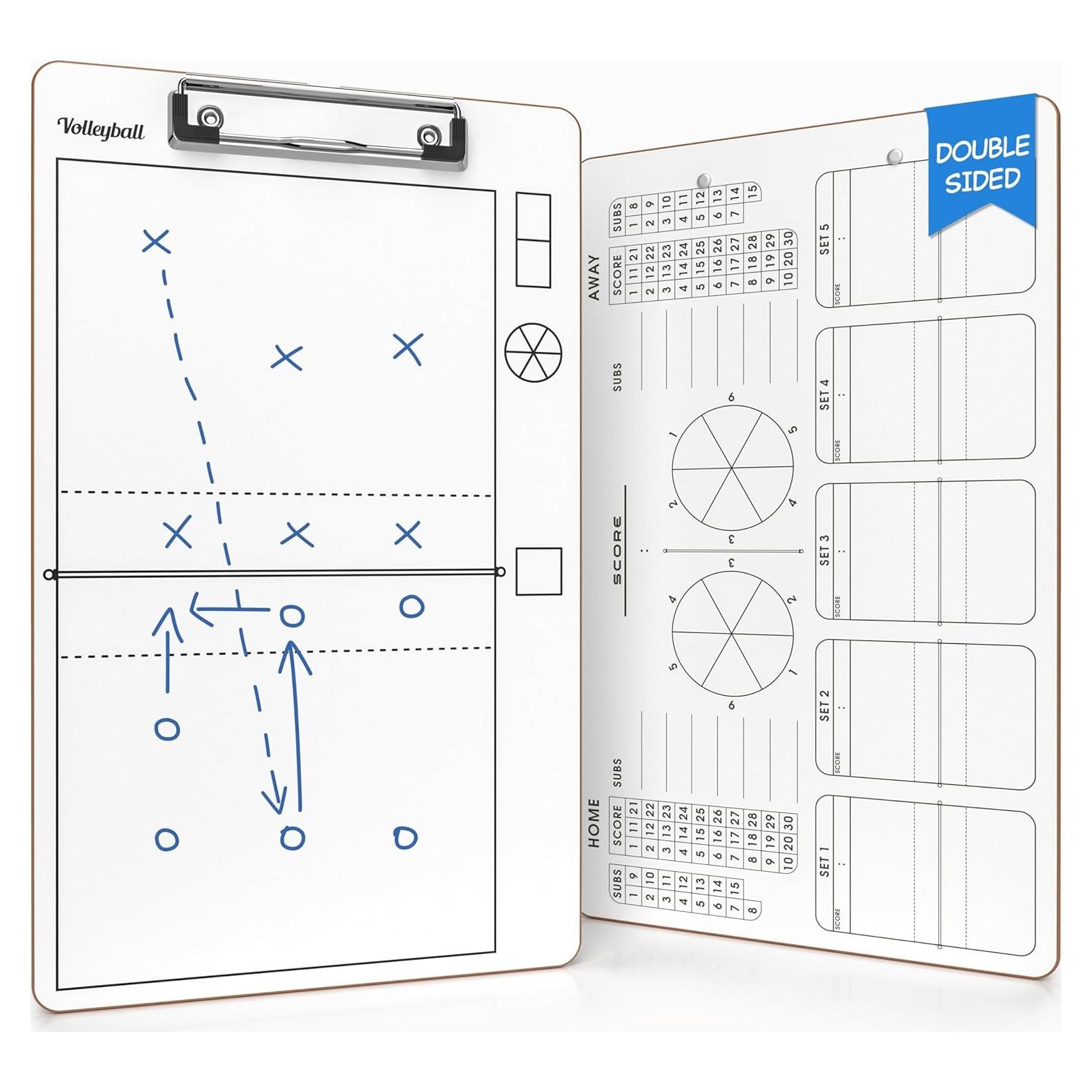 Tablero de Borrado en Seco Scribbledo 38x23 cm para Voleibol