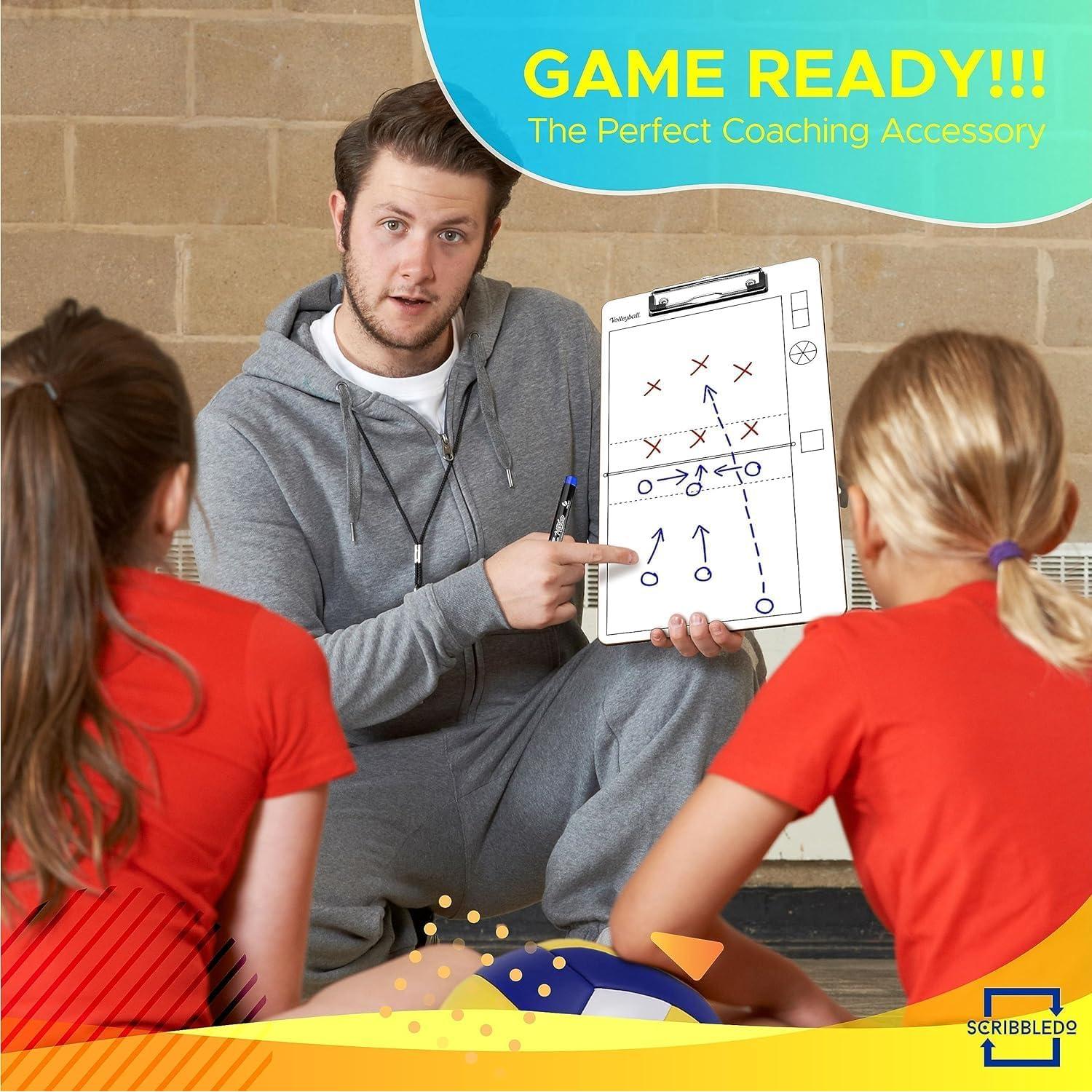 Tablero de Borrado en Seco Scribbledo 38x23 cm para Voleibol