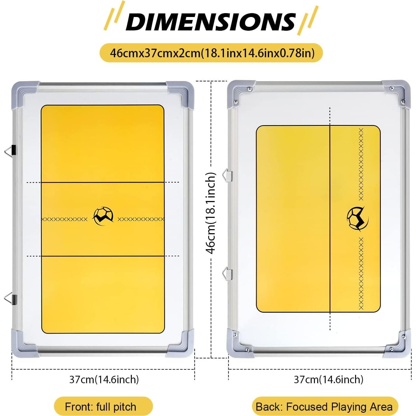 Tablero Táctico de Voleibol Plegable Pure Vie 30x21.5cm