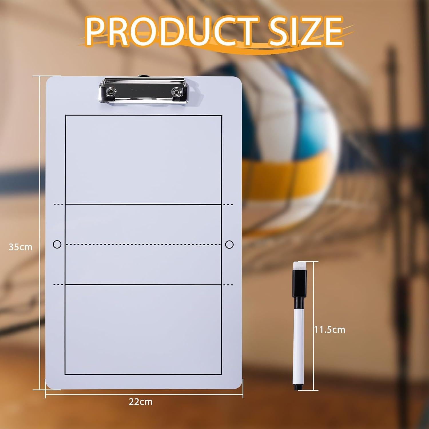 Tablero de Borrado en Seco Joyeee para Voleibol 35 x 22 cm