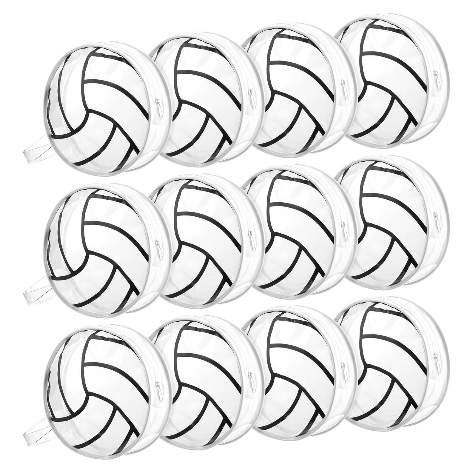 Bolsa de Cosméticos Reginary 12 Pcs Voleibol PVC 18cm