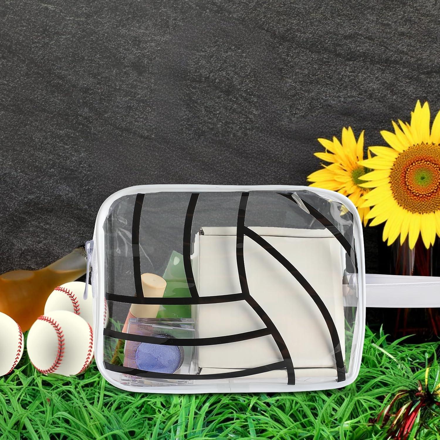 16PCS Bolsa Cosmética Voleibol PVC Transparente Impermeable