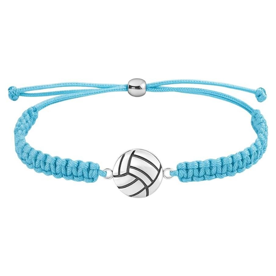 Pulsera de Voleibol Sportybella Ajustable Unisex Azul Claro
