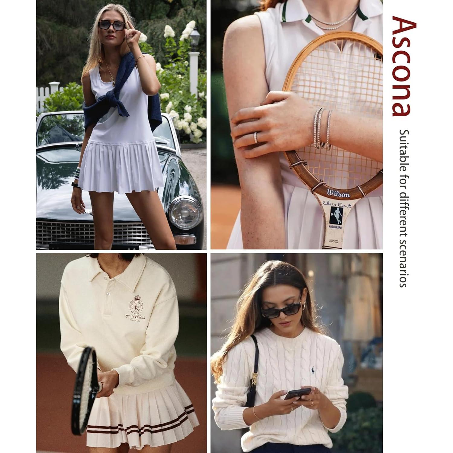 Pulsera Deportiva Ascona Dainty Gold para Mujeres - Softball, Fútbol, Básquet, Volibol - Baño de Oro 14K Ajustable