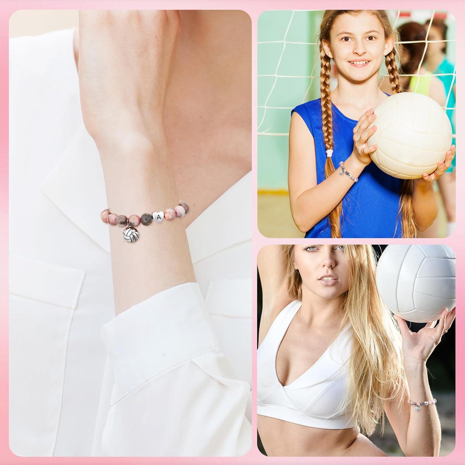 Pulsera Inicial de Volleyball para Chicas - Regalo Deportivo