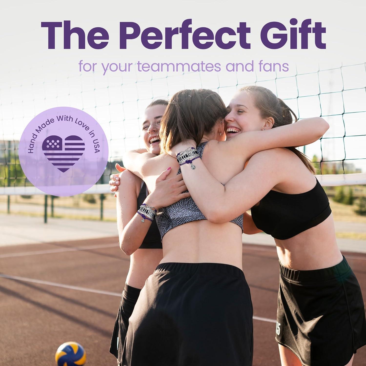 Pulsera de Voleibol SportyBella Ajustable para Niñas - Charm Infinito