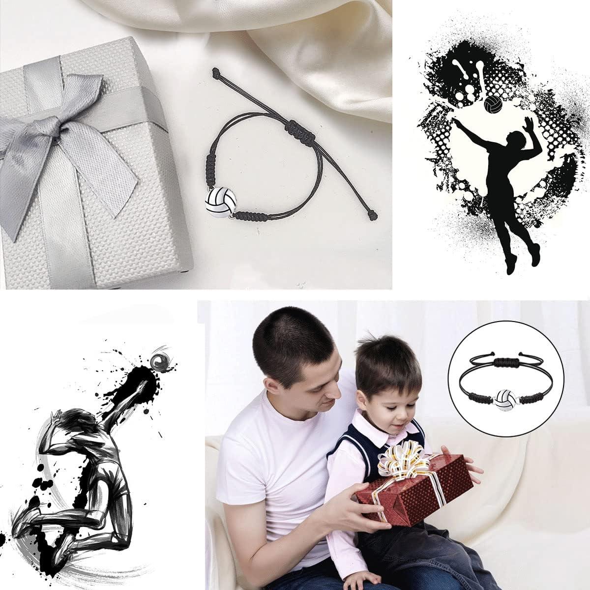 20 Pulseras de Voleibol Ajustables CANIPHA - Joyería Unisex