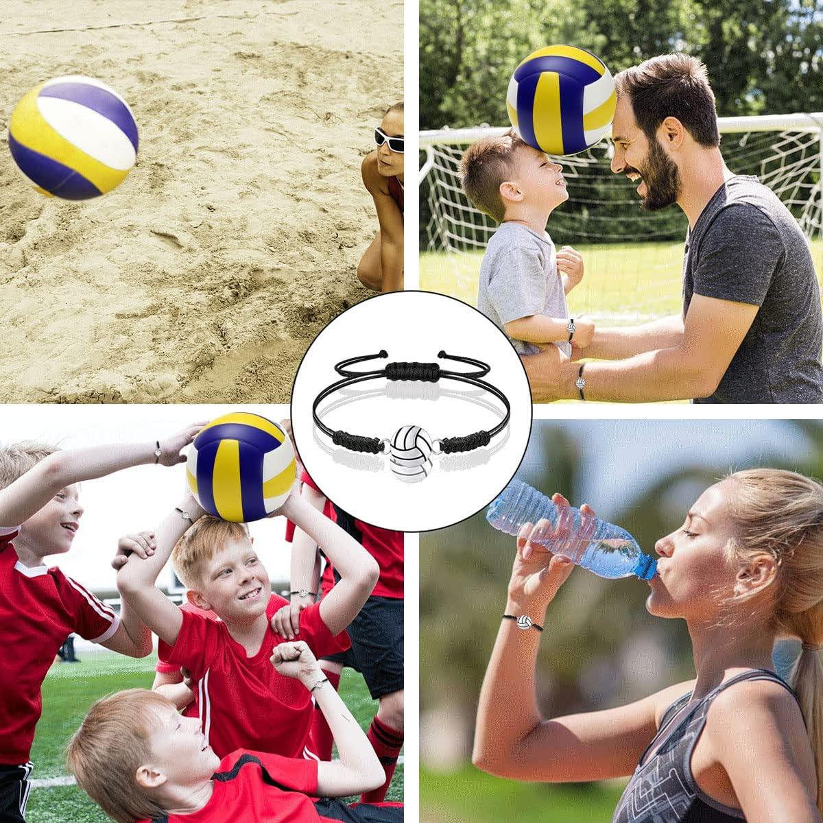 20 Pulseras de Voleibol Ajustables CANIPHA - Joyería Unisex