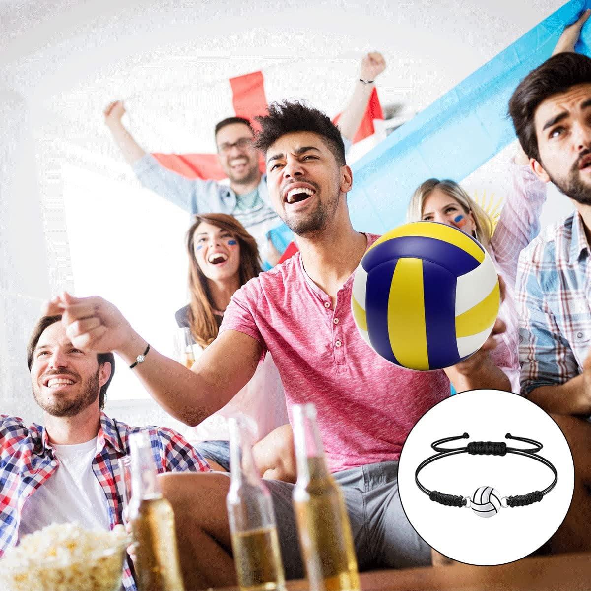 20 Pulseras de Voleibol Ajustables CANIPHA - Joyería Unisex