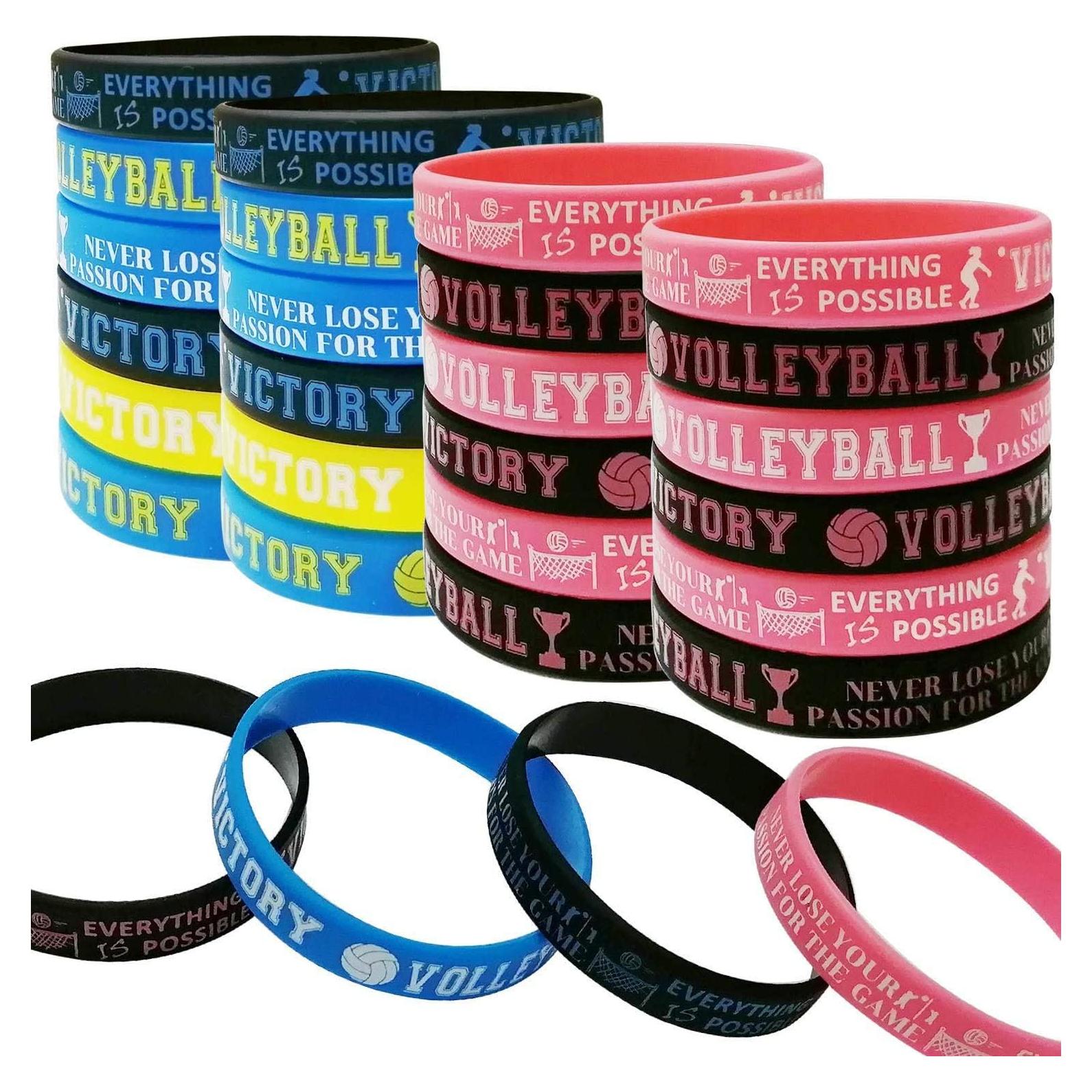 Pulseras Motivacionales de Voleibol Oringaga - 36 Piezas