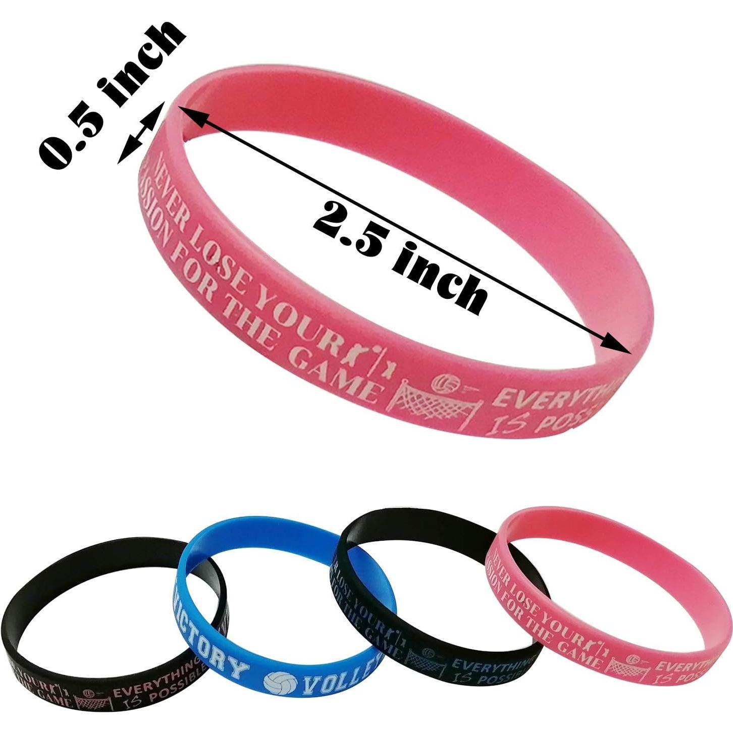 Pulseras Motivacionales de Voleibol Oringaga - 36 Piezas