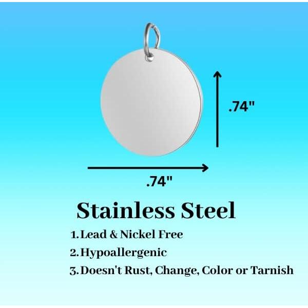 Encanto de Voleibol Personalizado Acero Inoxidable 1.9 cm