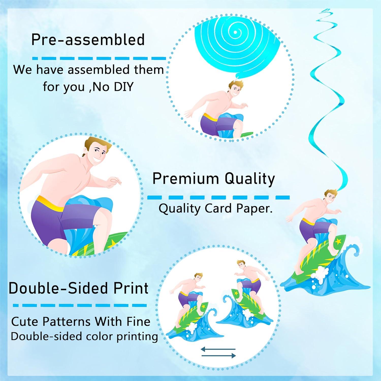 20 Piezas Decoraciones Colgantes Surf C L Cooper Life