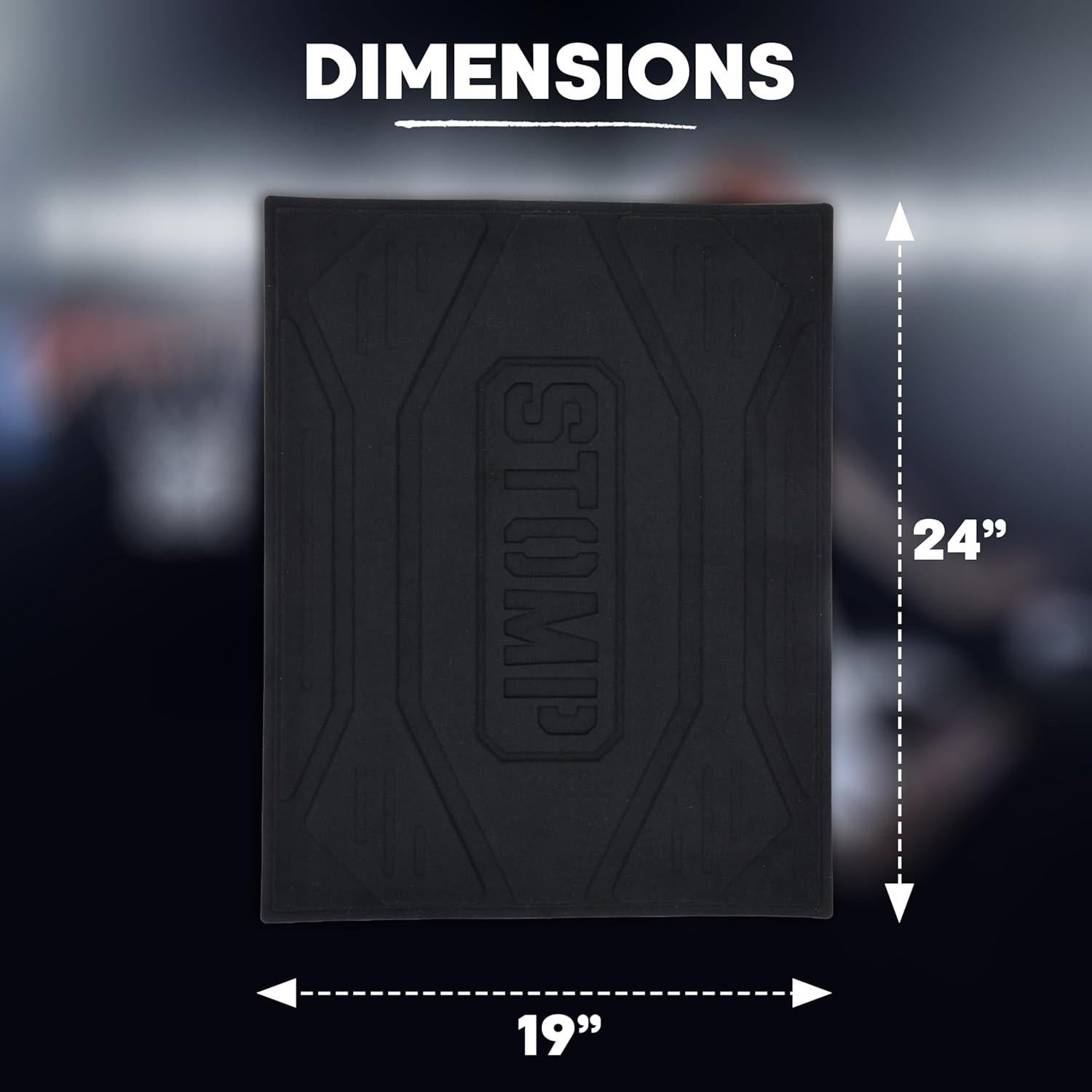 Alfombrilla de Tracción Grande STOMP - 61x48cm - Negro