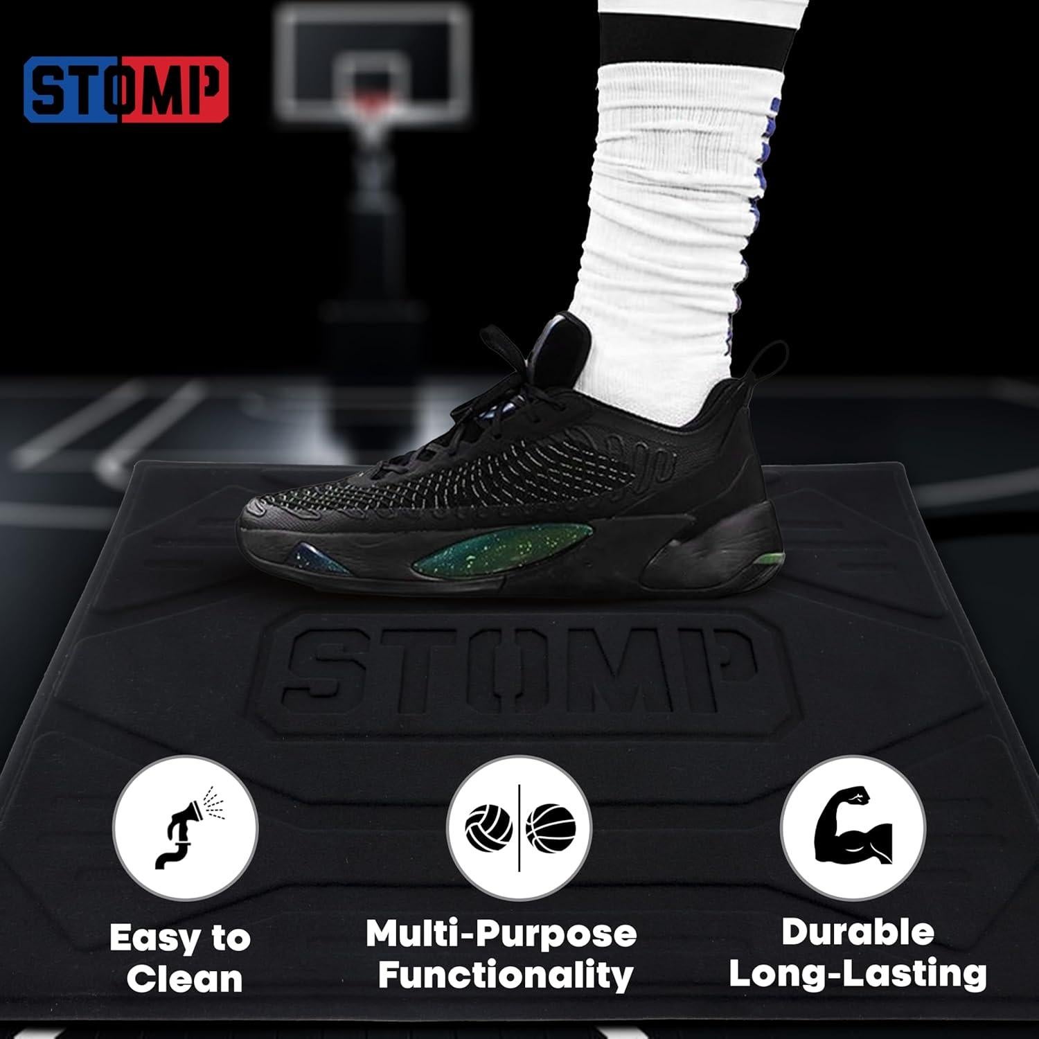 Alfombrilla de Tracción Grande STOMP - 61x48cm - Negro