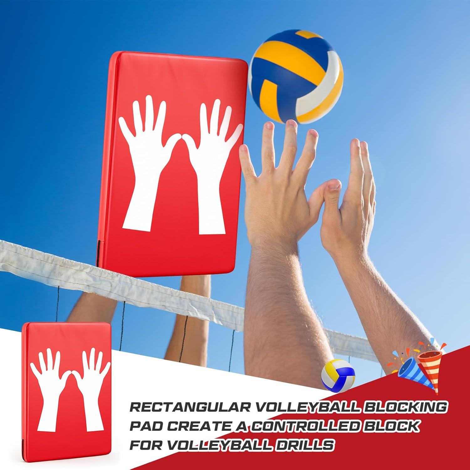 Almohadilla de Bloqueo de Voleibol Relaxgiant 40x60 cm Roja