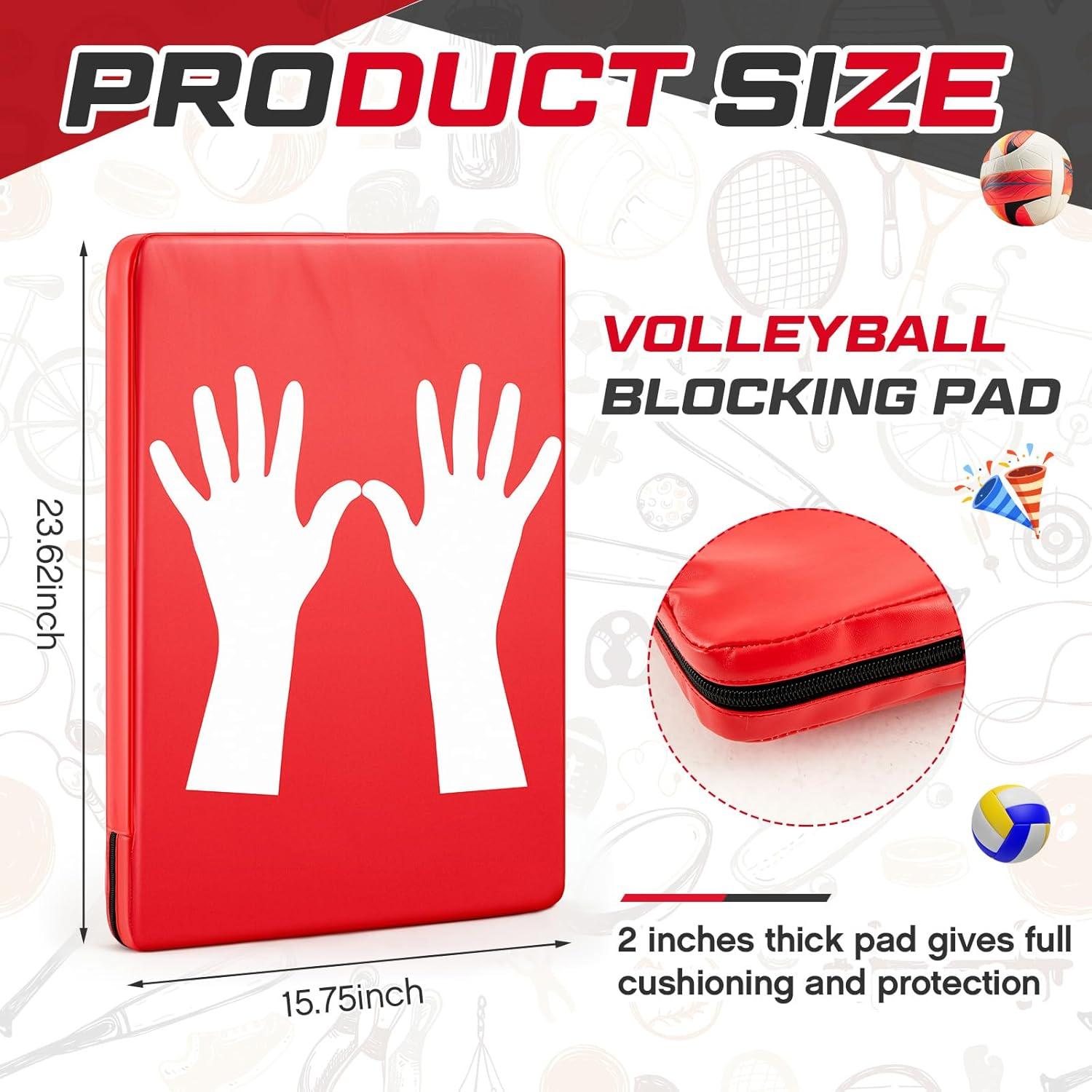 Almohadilla de Bloqueo de Voleibol Relaxgiant 40x60 cm Roja