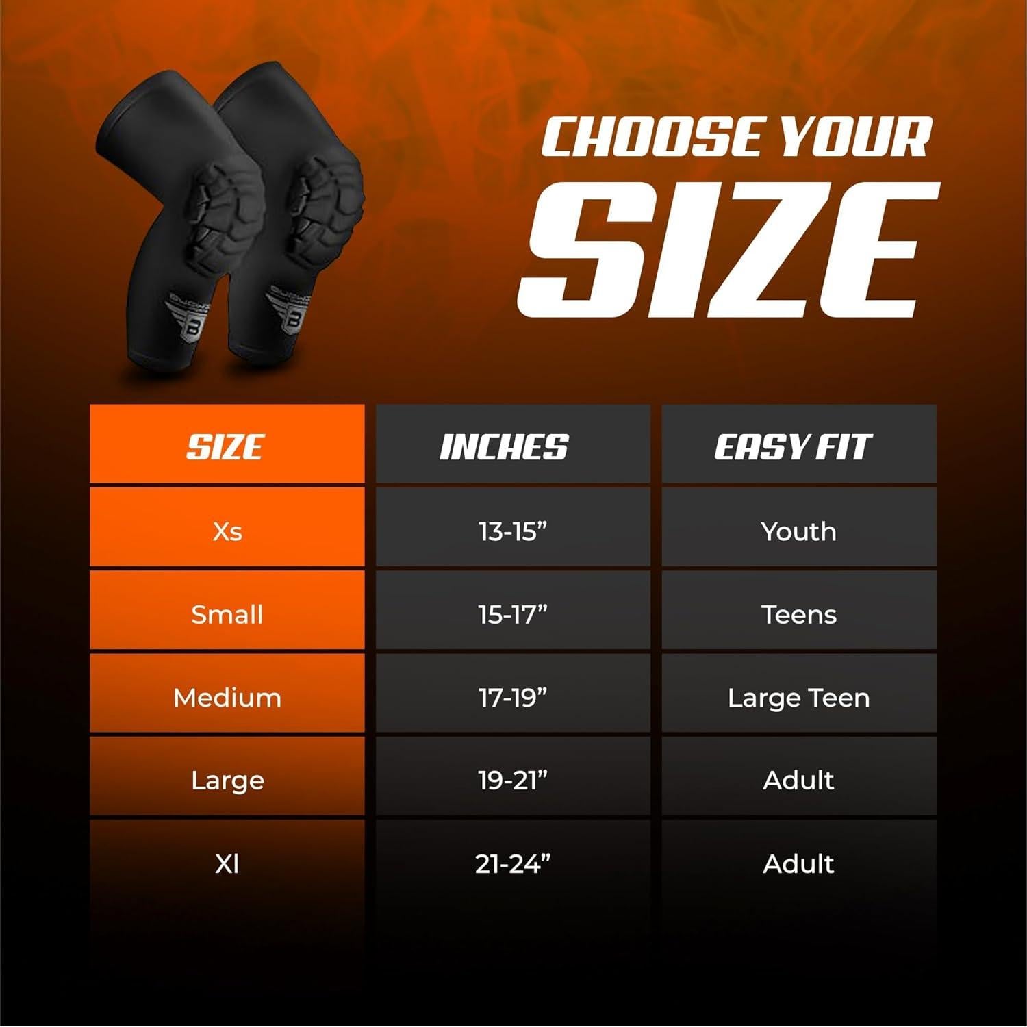 Rodilleras de Voleibol Bucwild Sports - Compresión y Antideslizante - Pequeño Blanco