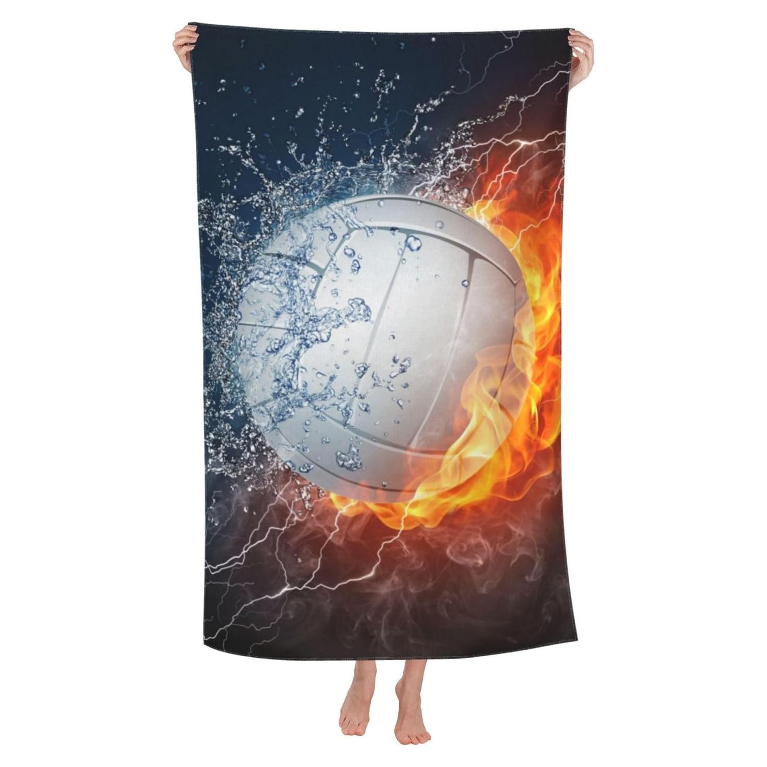 Toalla de Playa Grande VOOHDDY Microfibra 132x81cm Secado Rápido