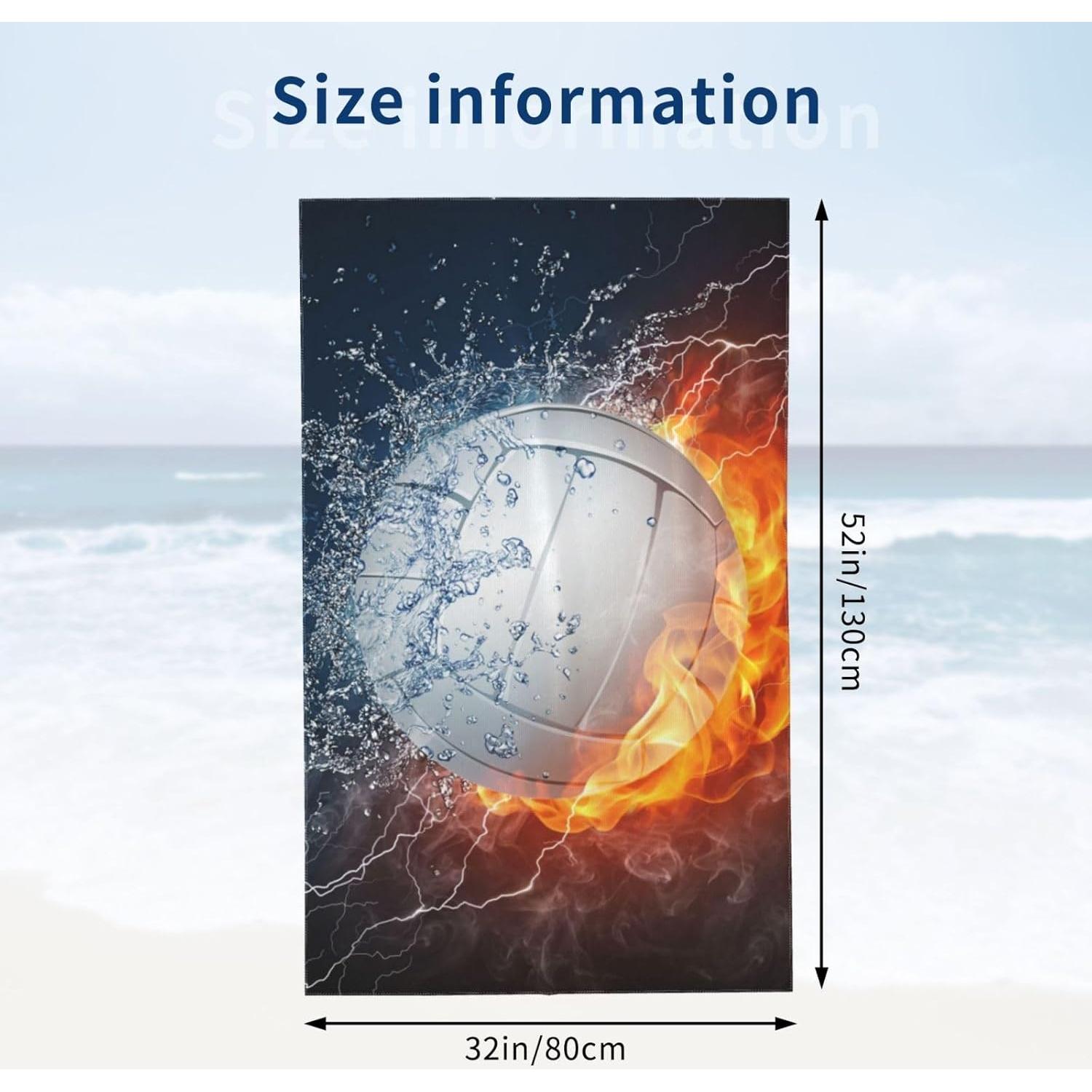 Toalla de Playa Grande VOOHDDY Microfibra 132x81cm Secado Rápido