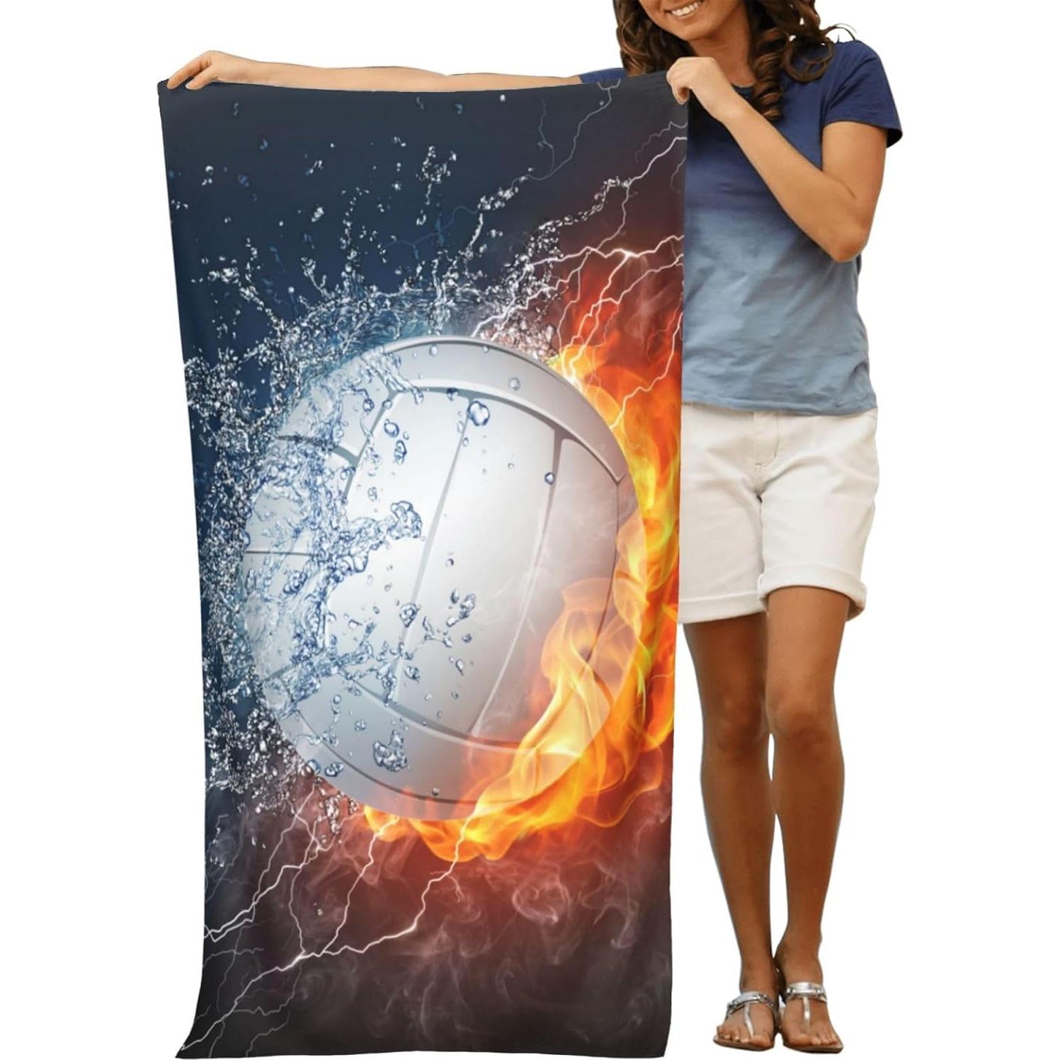 Toalla de Playa Grande VOOHDDY Microfibra 132x81cm Secado Rápido