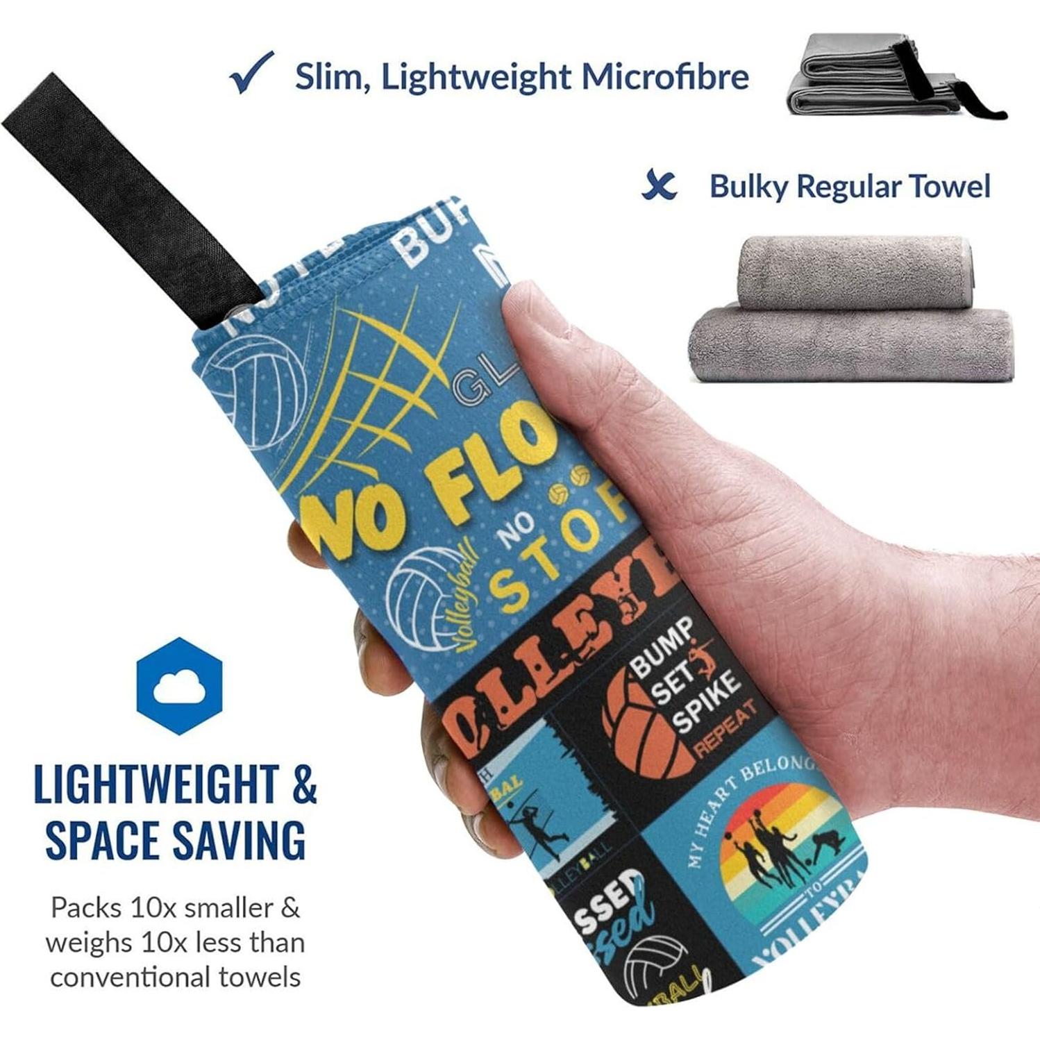 Toalla de Playa de Voleibol TTRyehf 160x80 cm Microfibra