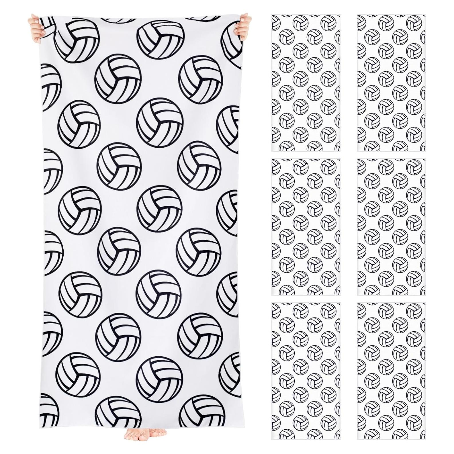 6 Toallas de Playa Tiangrid Microfibra 89x178 cm Secado Rápido