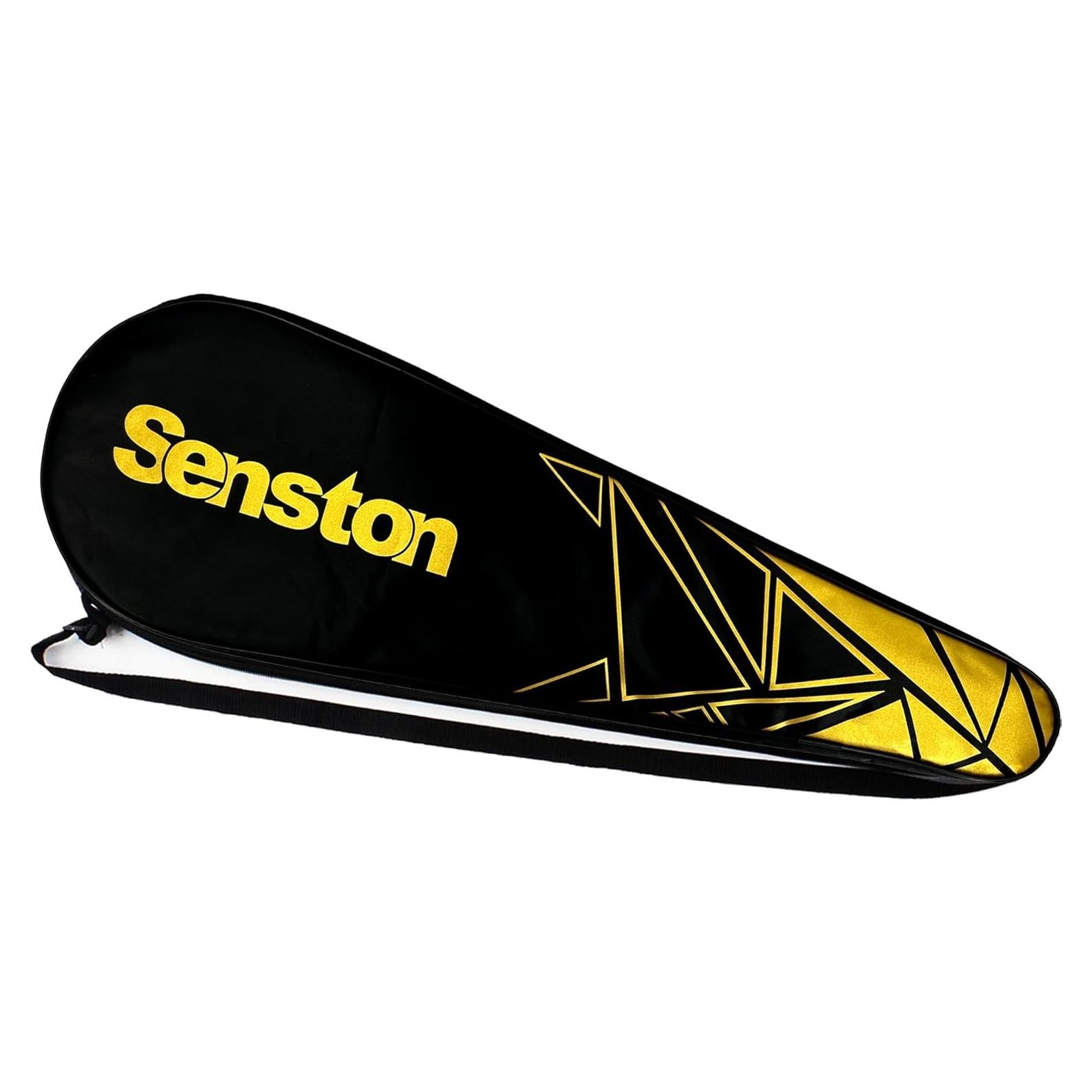 Funda de Racket de Bádminton Senston Ajustable Negra