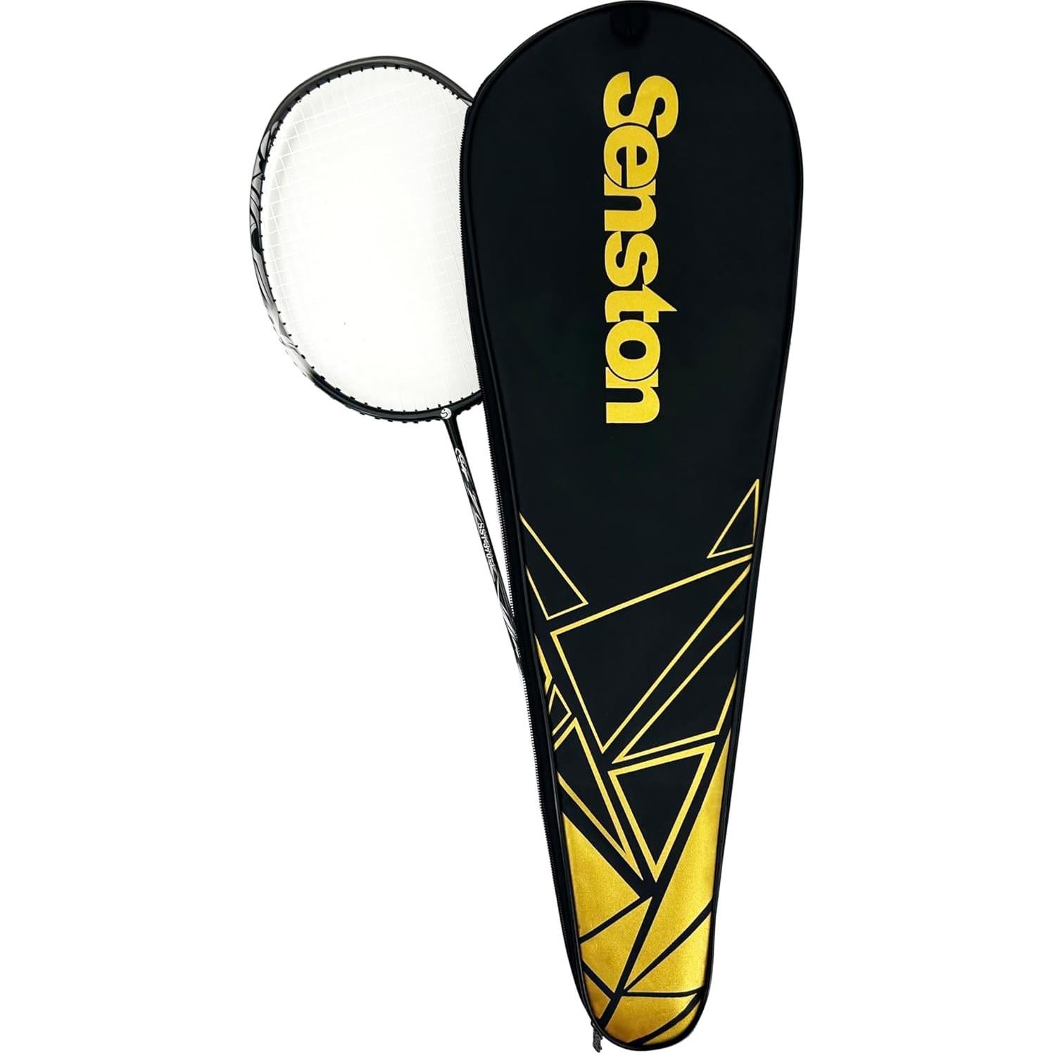 Funda de Racket de Bádminton Senston Ajustable Negra