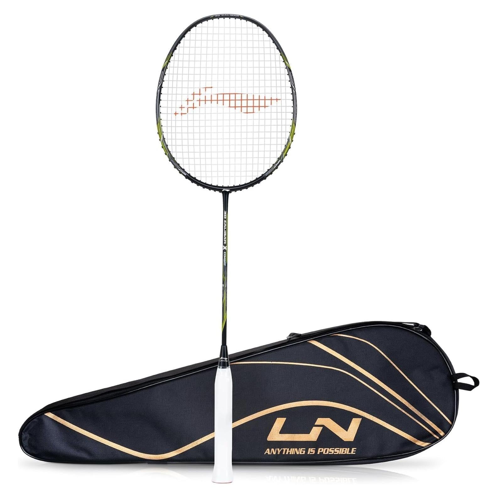Raqueta de Bádminton Li-Ning 3D Calibar X 85g con Funda