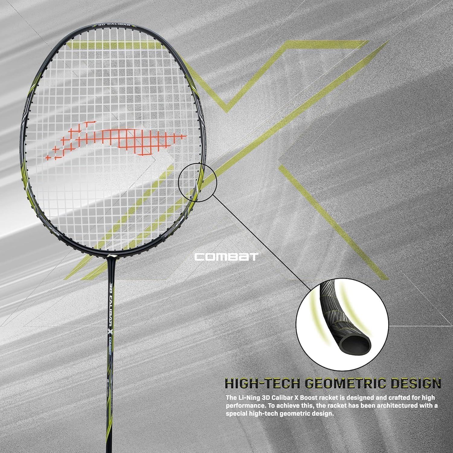 Raqueta de Bádminton Li-Ning 3D Calibar X 85g con Funda