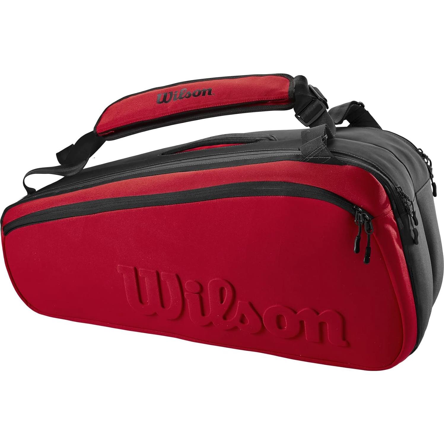 Raqueta de Bádminton Wilson SUPER TOUR 9PK Rojo 73x33x33cm