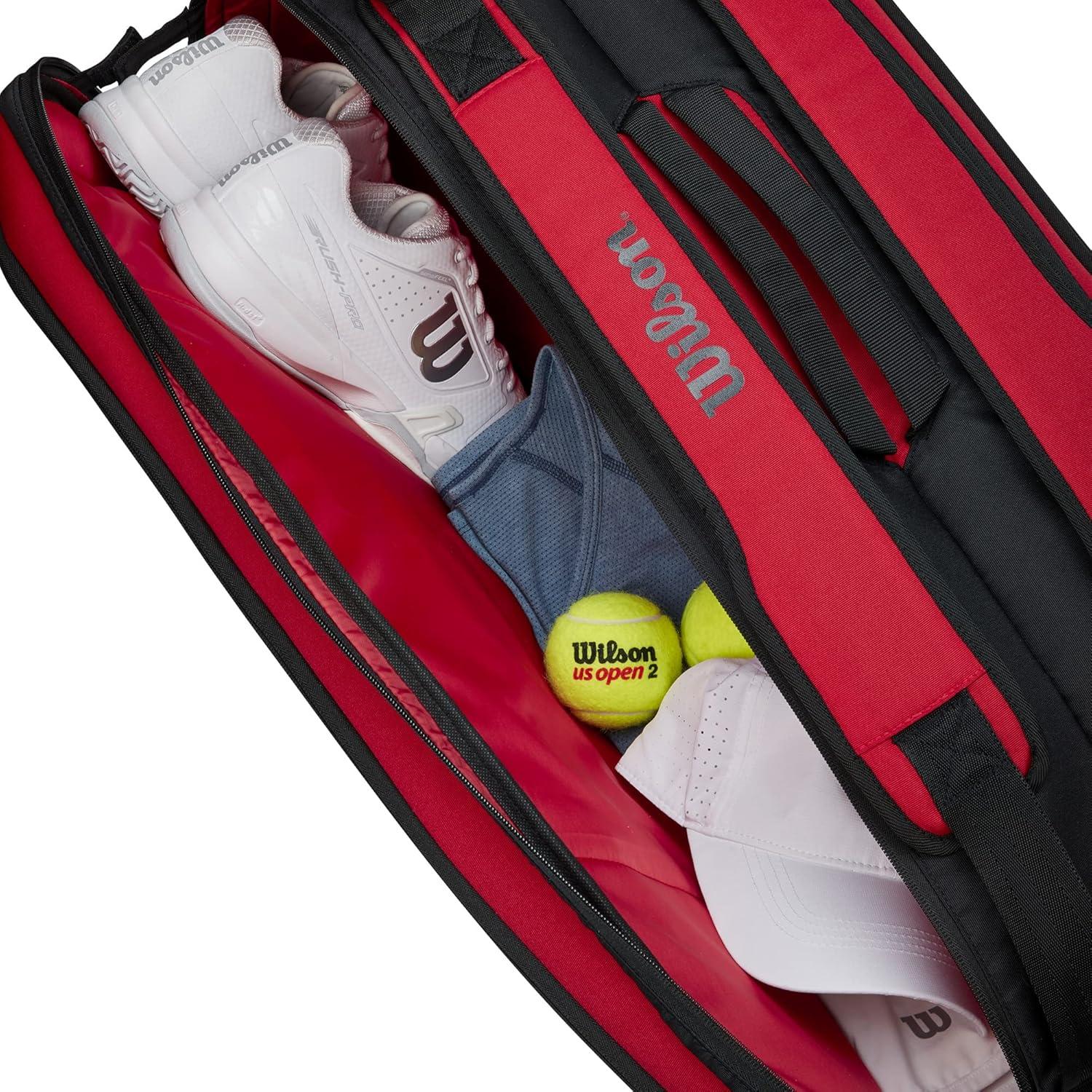 Raqueta de Bádminton Wilson SUPER TOUR 9PK Rojo 73x33x33cm