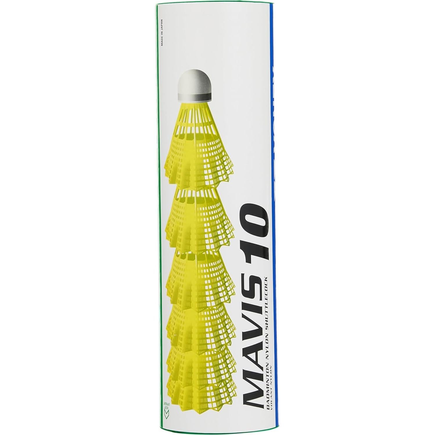 Volantes de Nylon Yonex Mavis 10 - 6 Unidades Verde