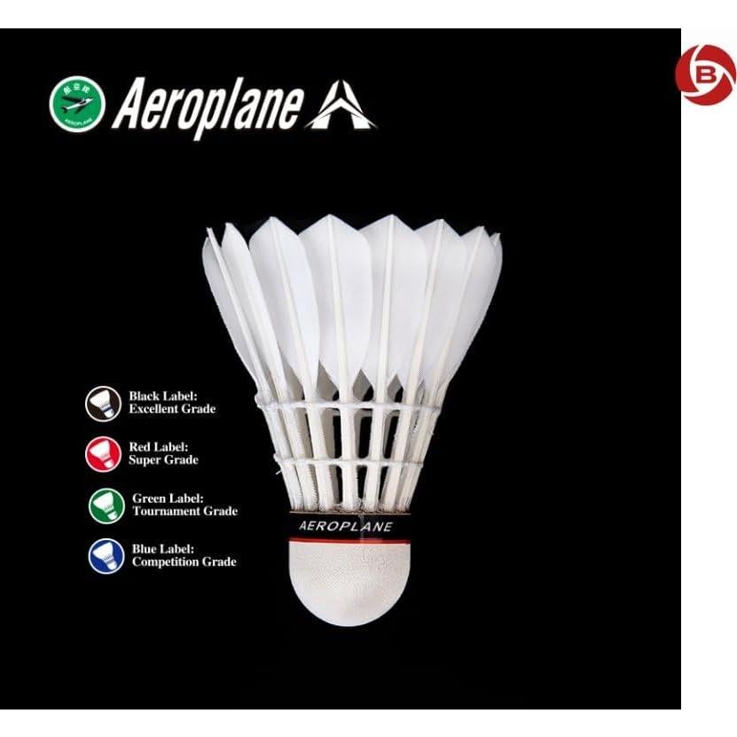 Shuttlecock Aeroplano EG1130 - 12 Plumas Ganso Premium