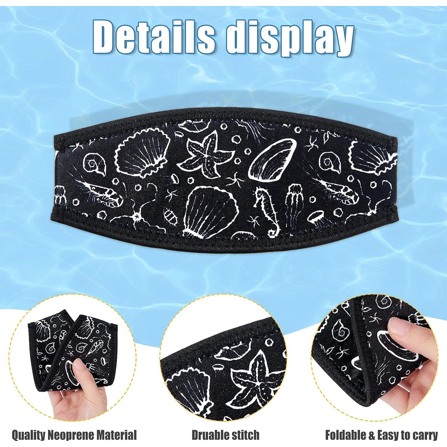 Cubiertas de Neopreno Frienda para Máscara de Buceo 4 Piezas