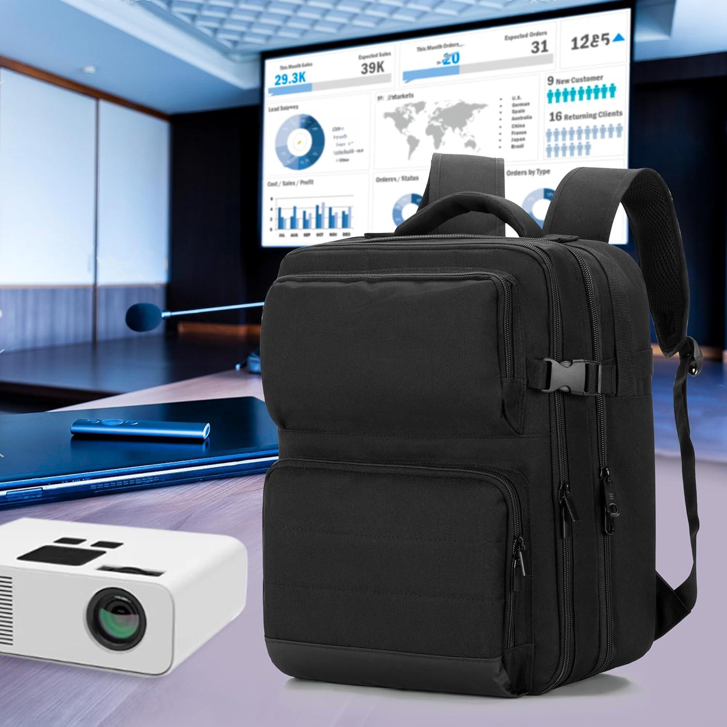 Mochila para Proyector LUXJA con Funda para Laptop 15.6"