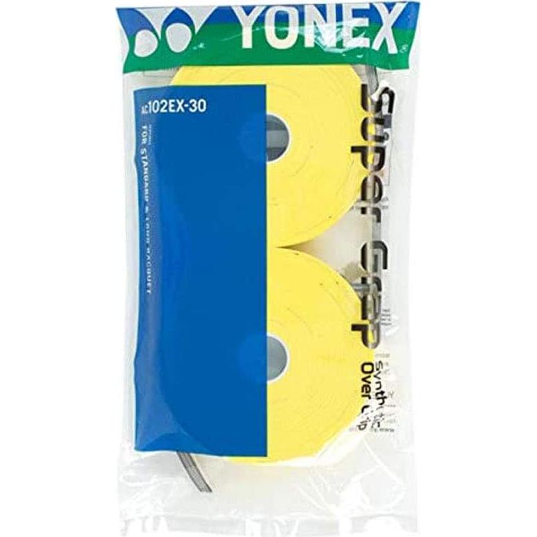 Overgrip Yonex Super Grap 30 Paquete Amarillo 0.6mm
