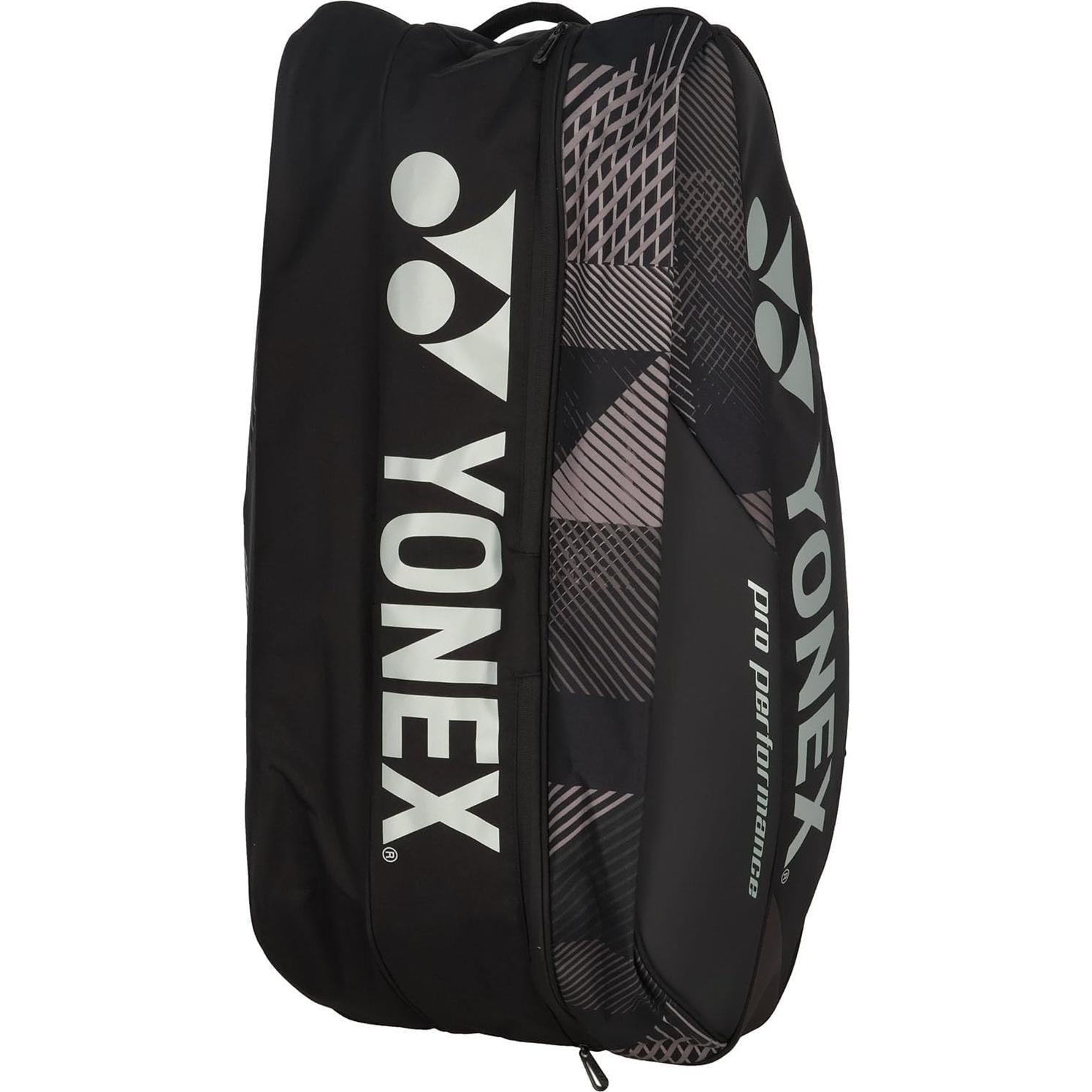 Bolsa de Ráquet YONEX para 9 Ráquetas - Poliester Negro