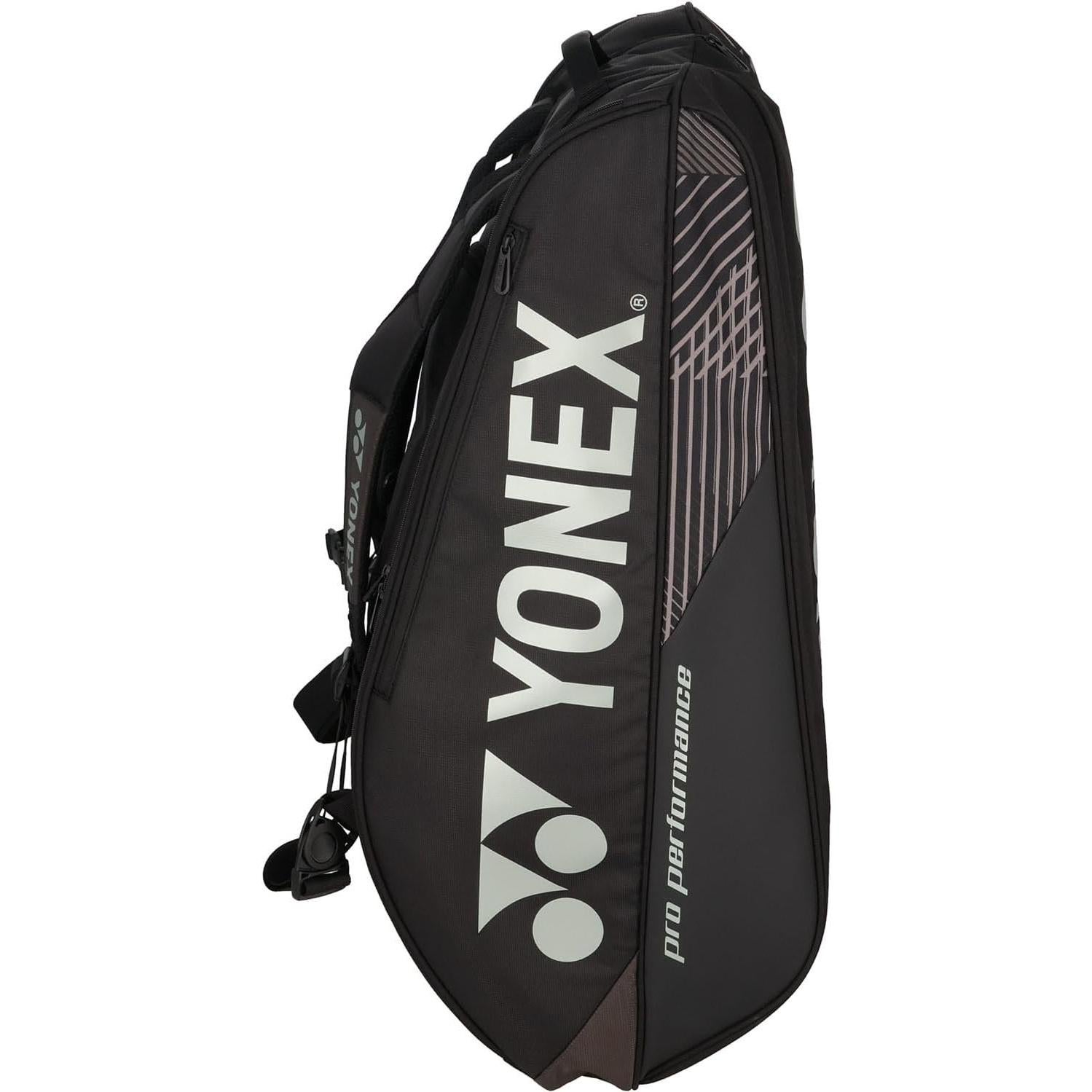 Bolsa de Ráquet YONEX para 9 Ráquetas - Poliester Negro