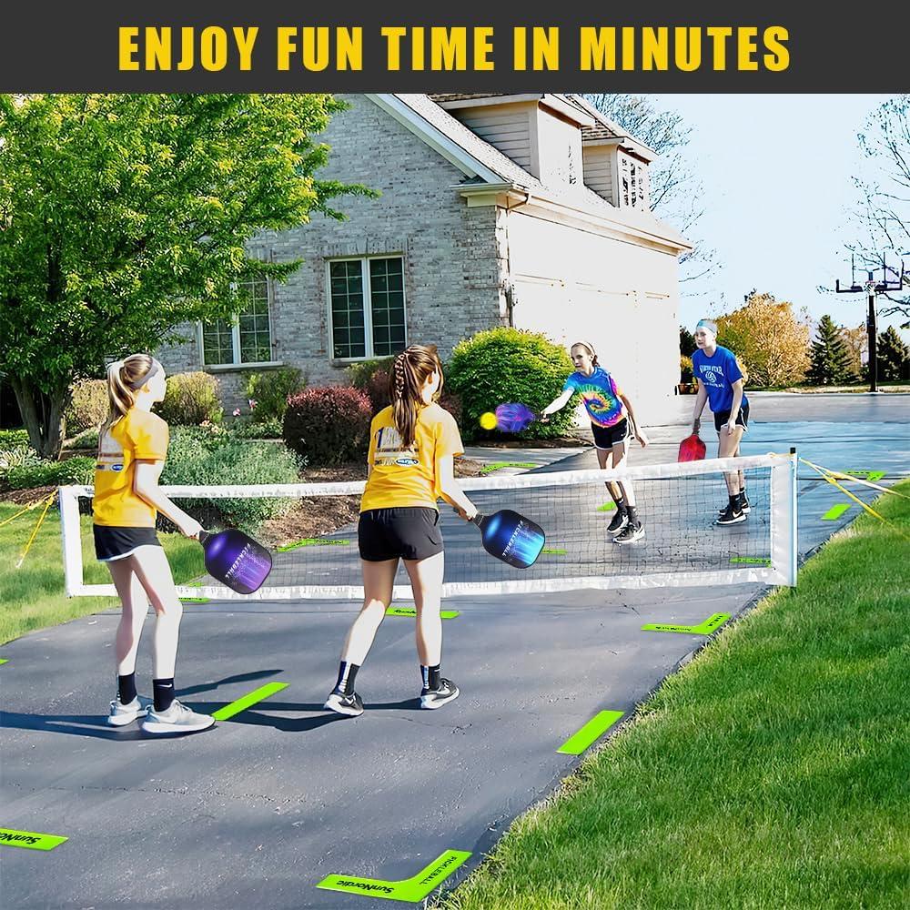 Kit de Marcadores de Cancha de Pickleball SunNordic - 18 Piezas