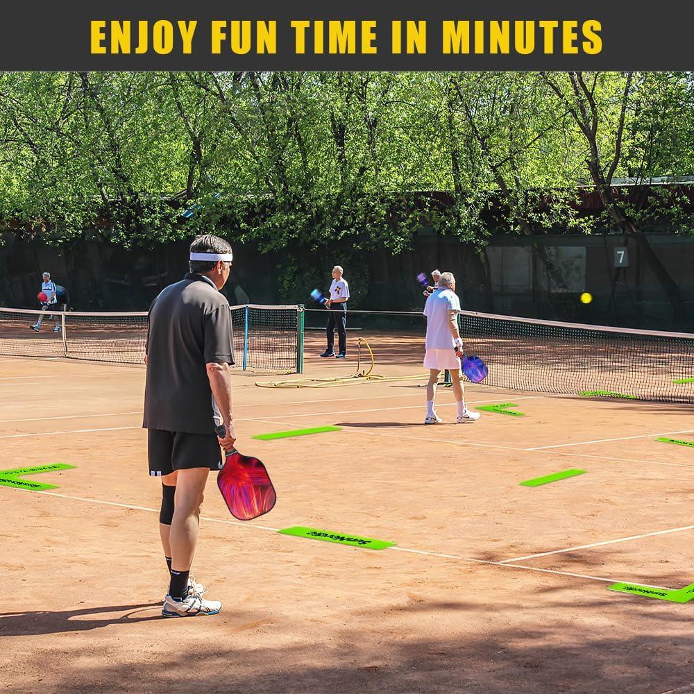Kit de Marcadores de Cancha de Pickleball SunNordic - 18 Piezas